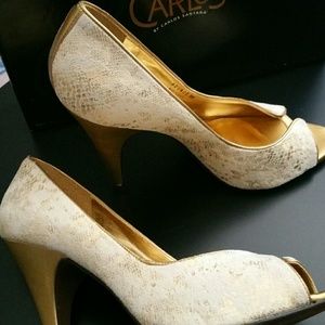 Gold & Nude Stiletto US Size 9